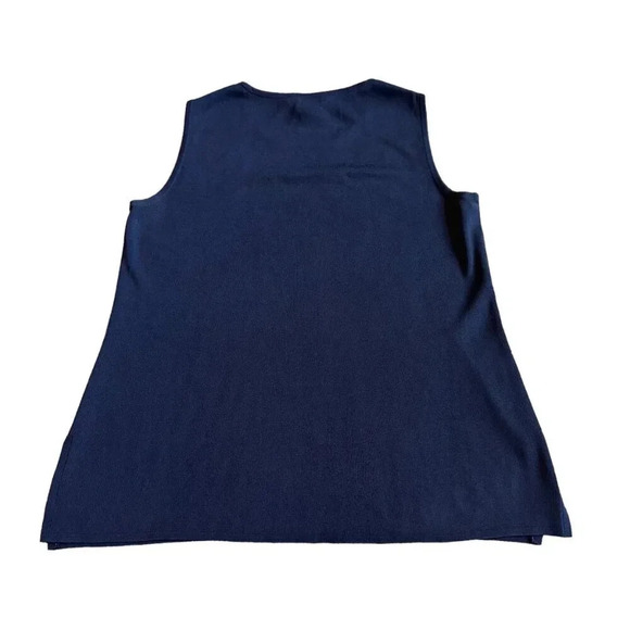 Exclusively Misook Two Piece Cardigan Tank Top Shirt Set Size Medium Women's - Picture 9 of 13